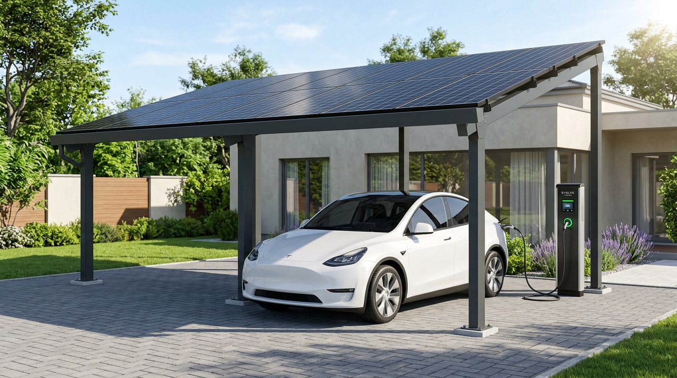 Sistema fotovoltaico carport